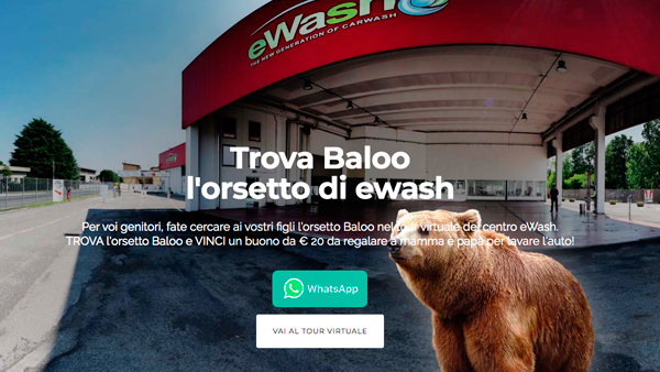 virtual tour car wash video360 autolavaggio